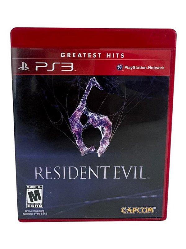 Resident Evil 6 Greatest Hits PS3 Mídia Física (Usado)
