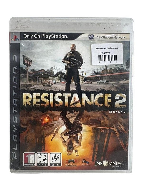 Resistence 2 Japonês PS3 Mídia Física (Usado)