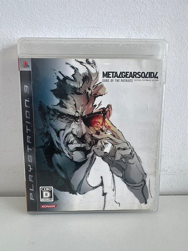 Metal Gear Solid 4 Guns of the patriots PS3 Mídia Física (Usado)