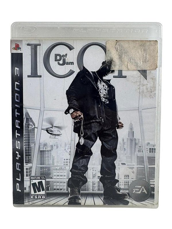 Def Jam Icon PS3 Mídia Física (Usado)