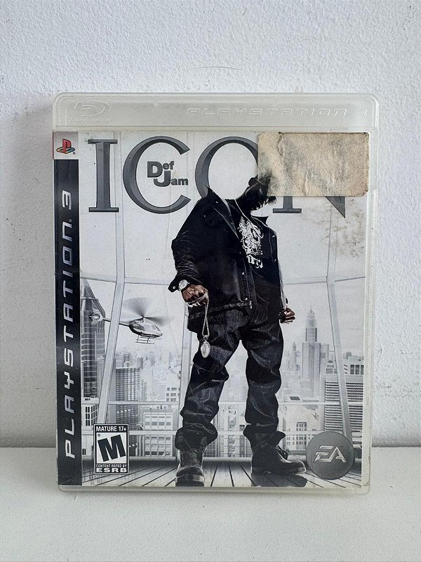 Def Jam Icon PS3 Mídia Física (Usado)