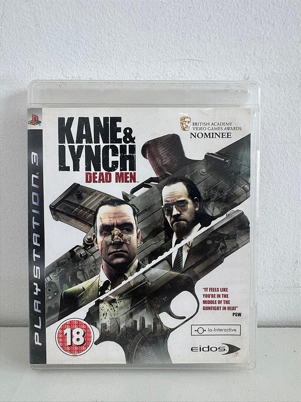Kane & Lynch Dead Men PS3 Mídia Física (Usado)