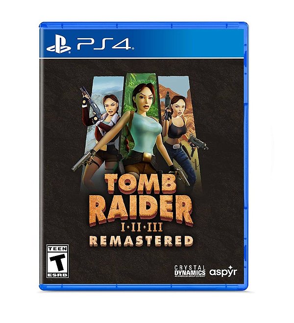 Tomb Raider I-II-III Remastered PS4 Mídia Física Lacrado