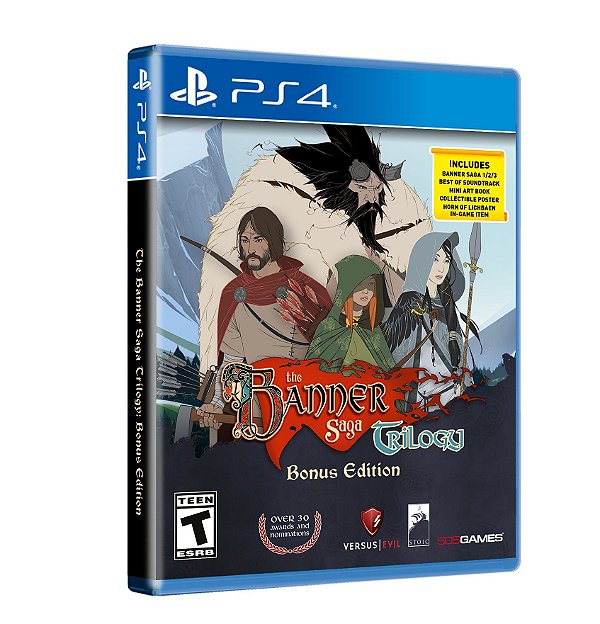 The Banner Saga Trilogy Bonus Edition PS4 Mídia Física Lacrado