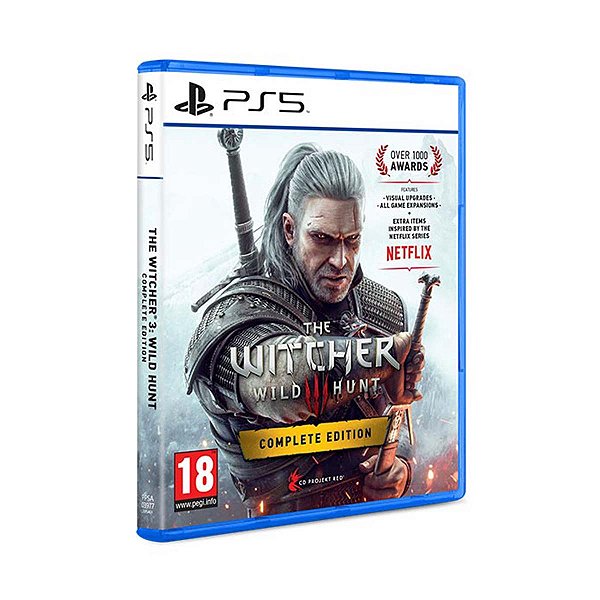The Witcher 3 Wild Hunt Complete Edition PS5 Mídia Física Lacrado