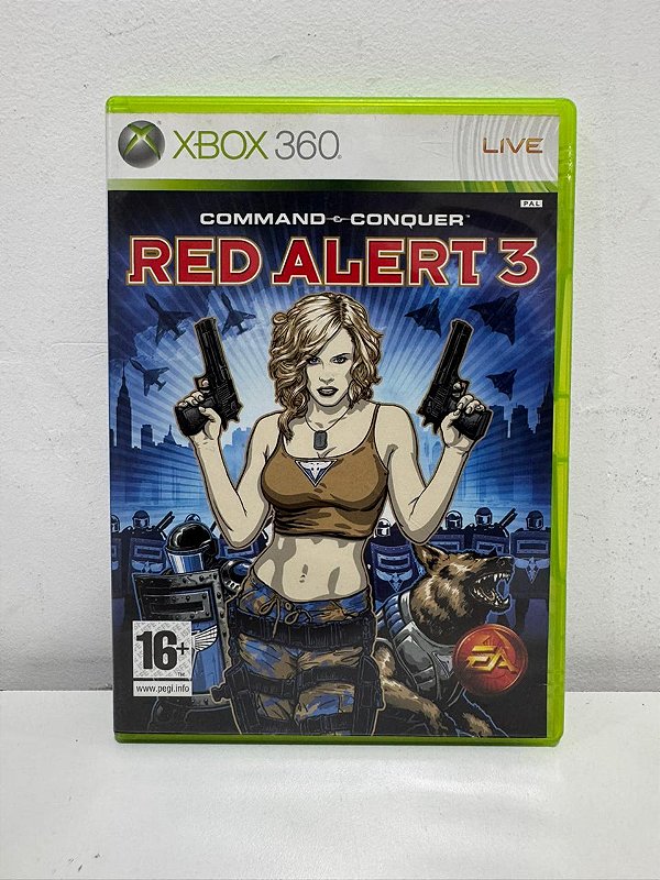 Command Conquer Red Alert 3 Europeu Xbox 360 Mídia Física (Usado)