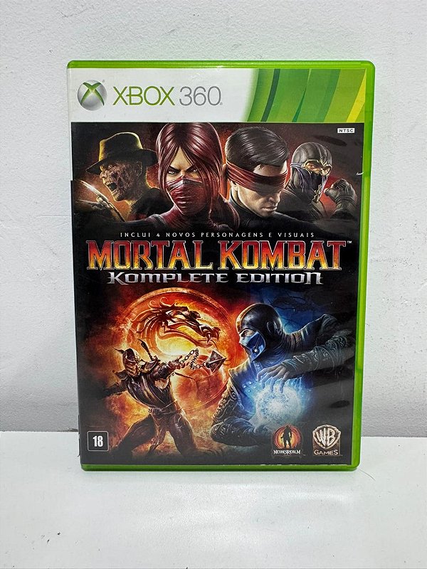 Mortal Kombat Komplete Edition Xbox 360 Mídia Física (Usado)