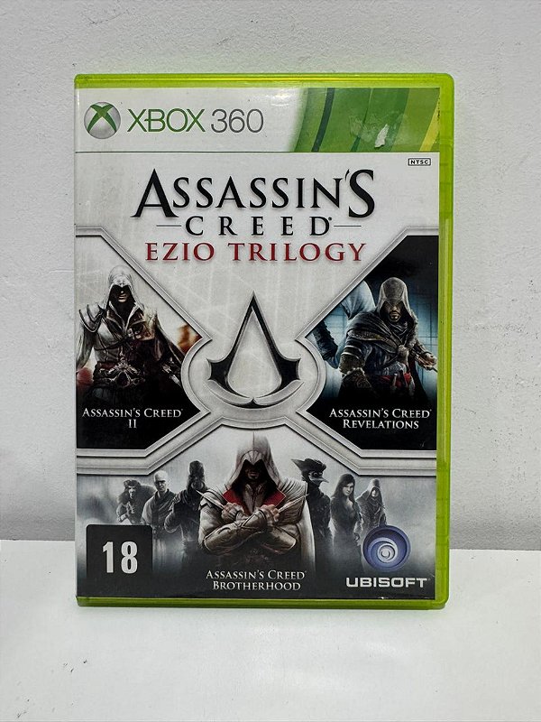Assassins Creed Ezio Triology Xbox 360 Mídia Física (Usado)