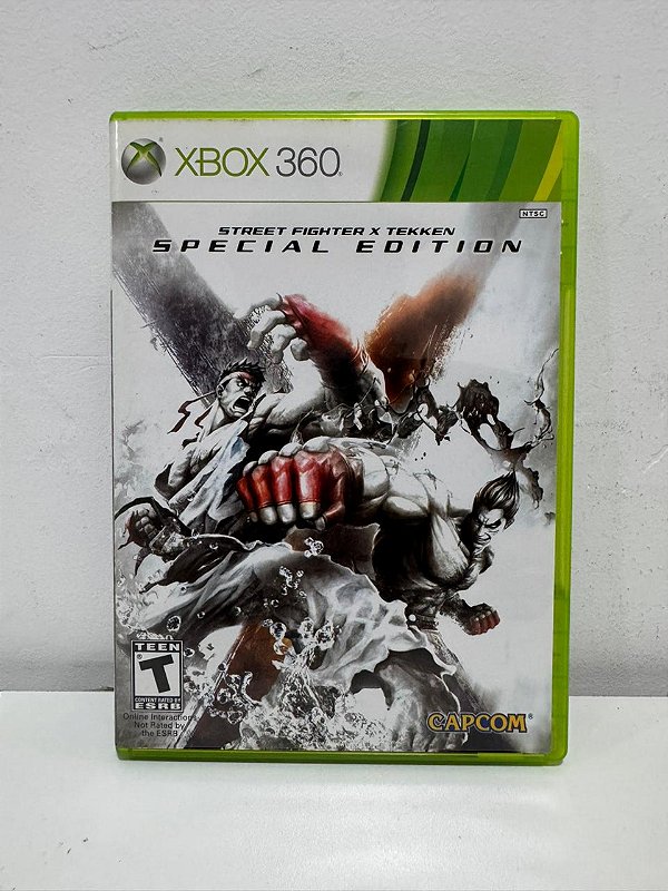 Street Fighter X Tekken Special Edition Xbox 360 Mídia Física (Usado)