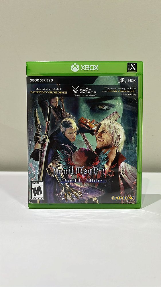 Devil May Cry 5 Special Edition Xbox Series X Mídia Física (Usado)