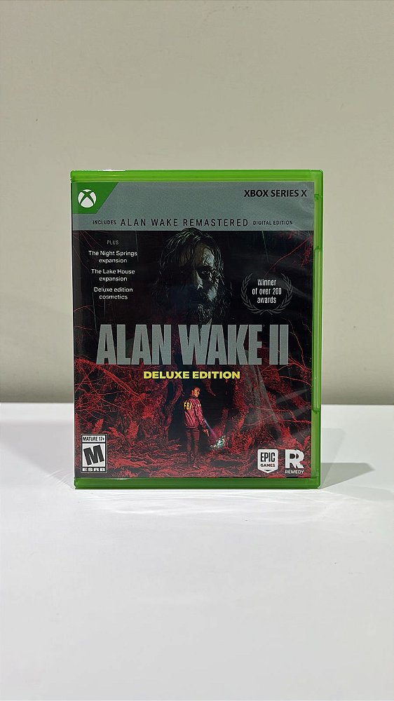 Alan Wake 2 Deluxe Edition Xbox Series X Mídia Física (Usado)