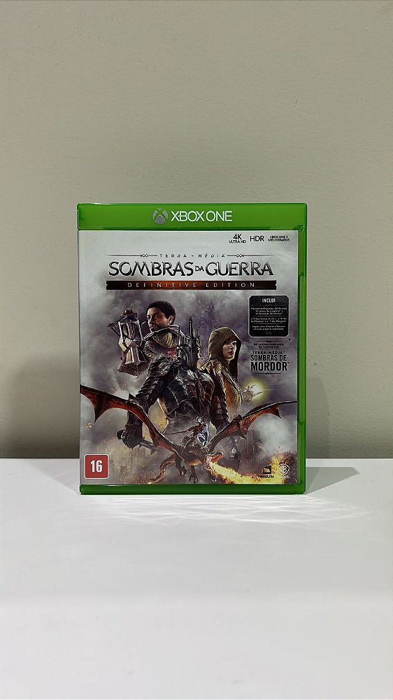 Terra Média Sombras Da Guerra Definitive Edition Xbox One Mídia Física (Usado)