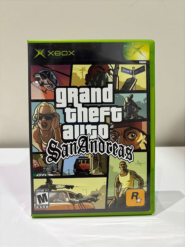 Grand Theft Auto SanAndreas Xbox Classic Americano Original (Usado)