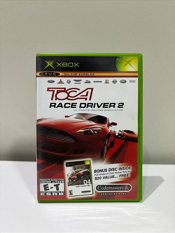 Toca Race Driver 2 Ultimate Racing Simulator Xbox Classic Americano Original (Usado)