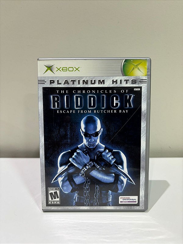 The Chronicles Of Riddick Escape From Butcher Bay Platinum Hits Xbox Classic Americano Original (Usado)