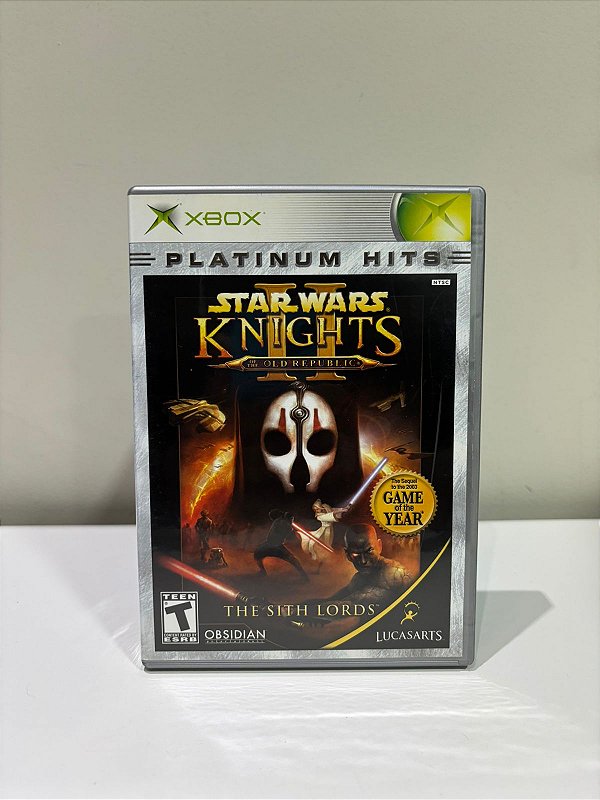 Star Wars Knights Of The Old Republic 2 Platinum Hits Xbox Classic Americano Original (Usado)