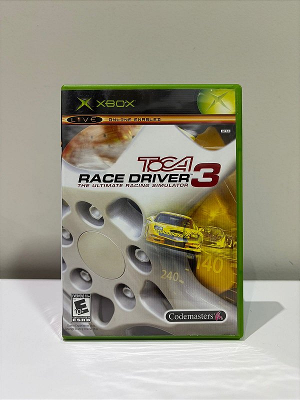 Toca Race Driver 3 The Ultimate Racing Simulator Xbox Classic Americano Original (Usado)