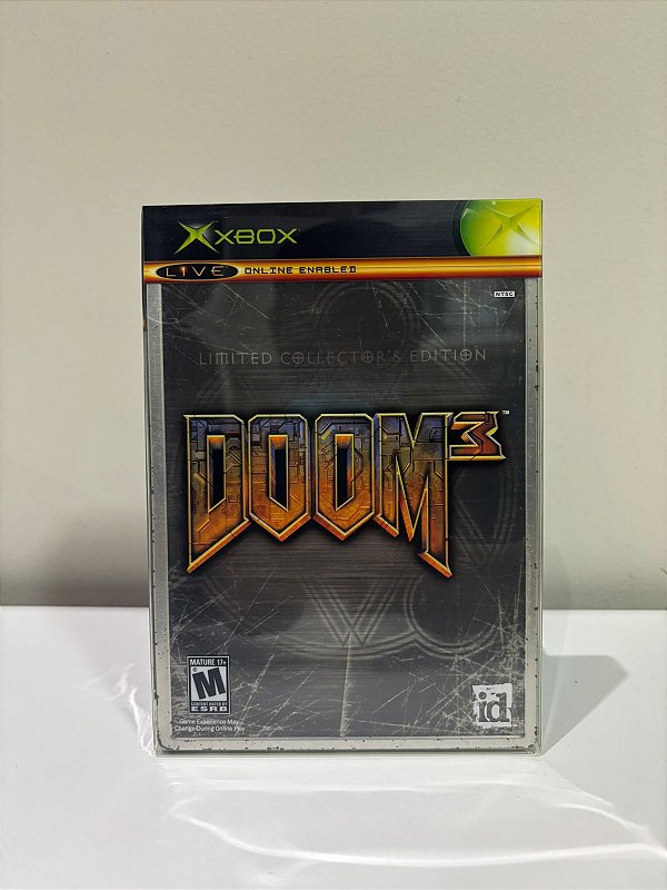 Doom 3 Limited Collector's Edition Steelbook Xbox Classic Americano Original (Usado)