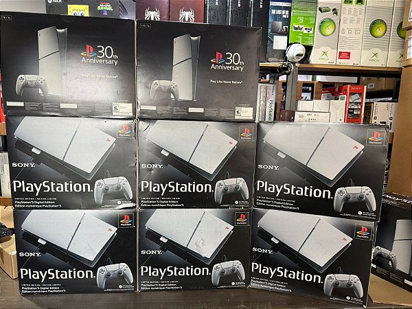 Console Playstation 5 Slim Edi 30 Anos Com Detalhes