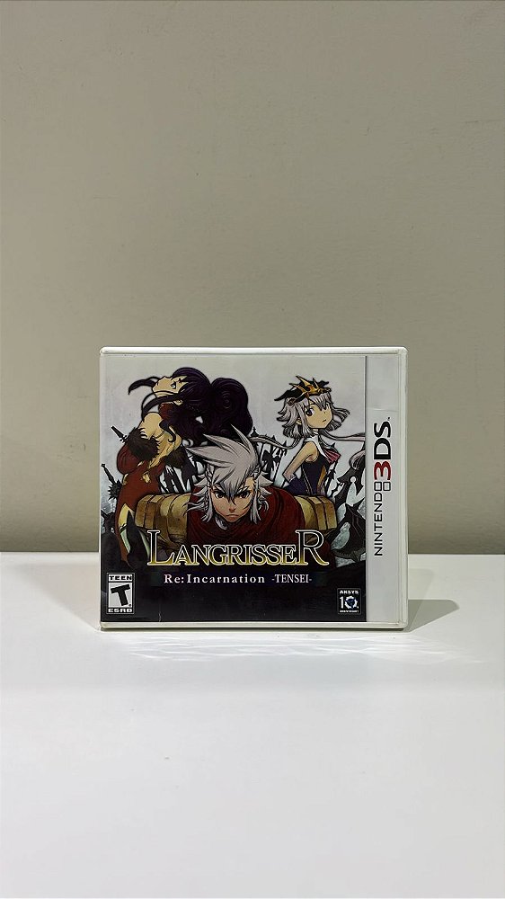Langrisser Re: Incarnation Tensei Nintendo 3DS Original Americano (Usado)