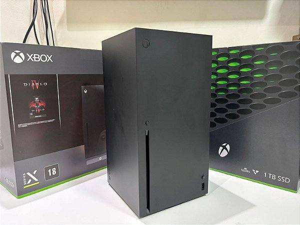 Console Xbox Séries X 1tb Bundle Diablo IV - Series X Seminovo Cor: Preto