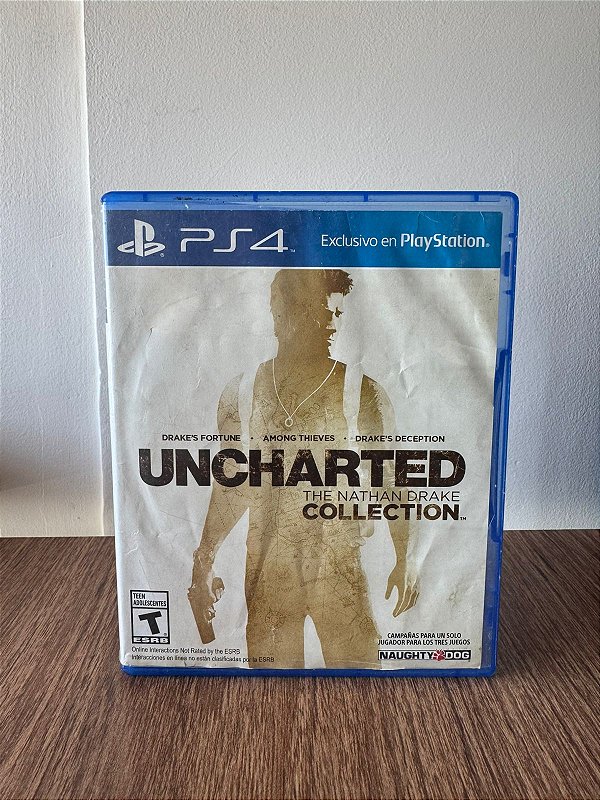Uncharted The Nathan Drake Collection PS4 Mídia Física (Usado)