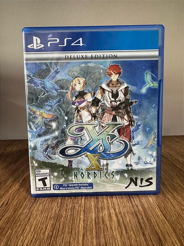 Ys 5 Nordics Deluxe Edition PS4 Mídia Física (Usado)