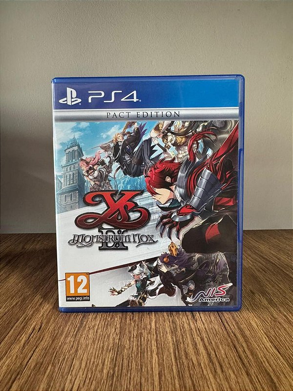 Ys IX Monstrum Nox PS4 Mídia Física (Usado)