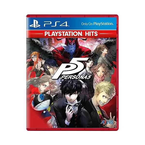 Persona 5 Playstation Hits PS4 Mídia Física Lacrado