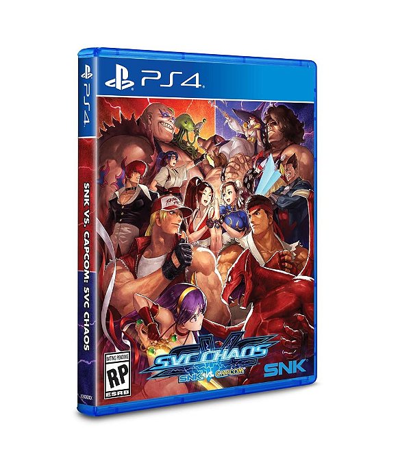 Snk VS Capcom SVC Chaos PS4 Mídia Física Lacrado