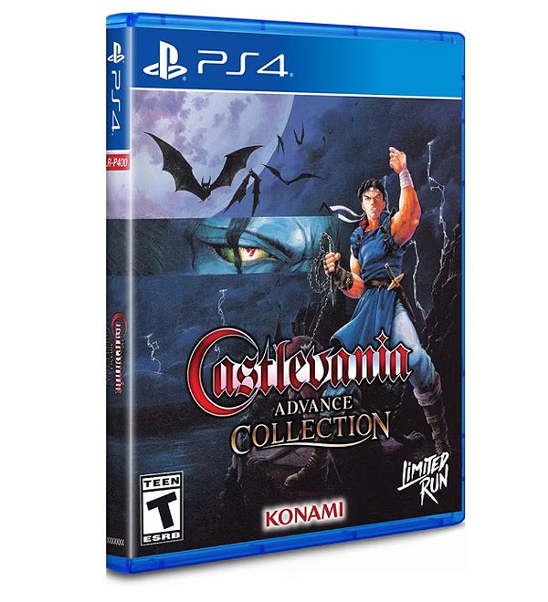 Castlevania Advance Collection Capa Drácula X PS4 Mídia Física Lacrado