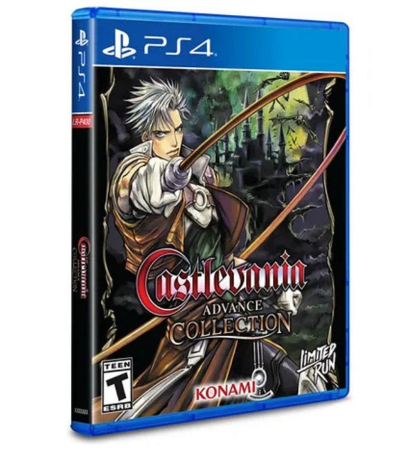 Castlevania Advance Collection Capa Circle of the Moon PS4 Mídia Física Lacrado