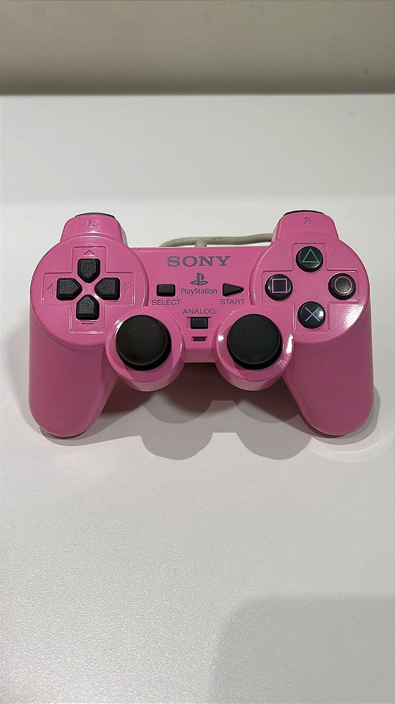 Controle Playstation 2 Dualshock 2 Pink - Dualshock 3 (Usado)