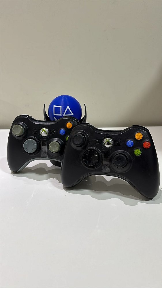 Controle Xbox 360 Preto - Controle Xbox 360 (Usado)
