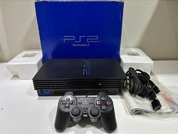 Console Playstation 2 Fat Americano Destravado SCPH-39001 - PS2 FAT