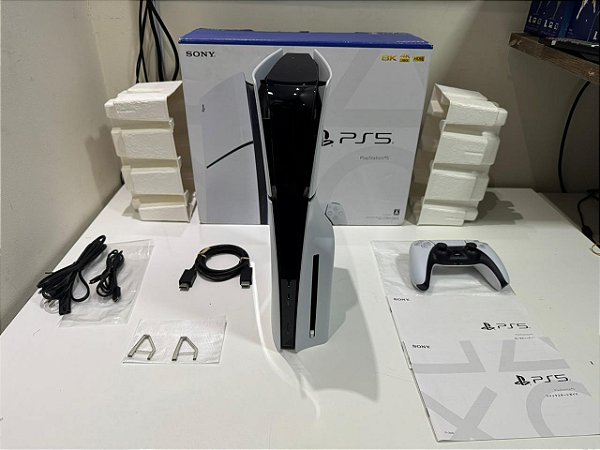 Console Sony Playstation 5 Slim Com Leitor - PS5 Slim Com Leitor