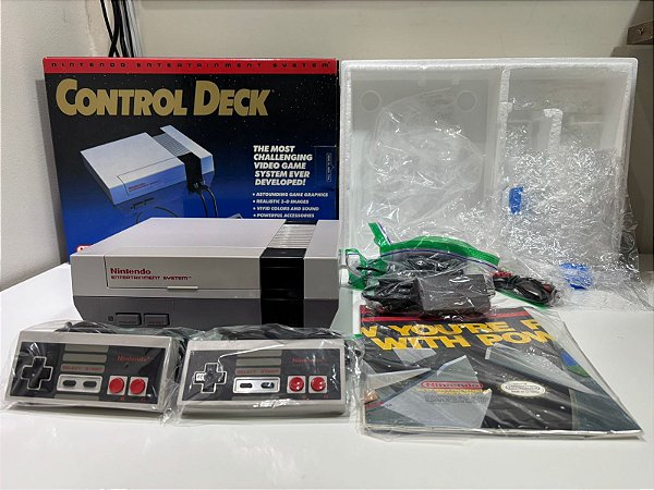 Console Super Nintendo Nes Control Deck Completo - Super Nes