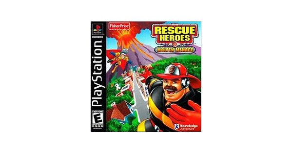 Rescue Heroes Molten Menace PS1 Original Novo Lacrado