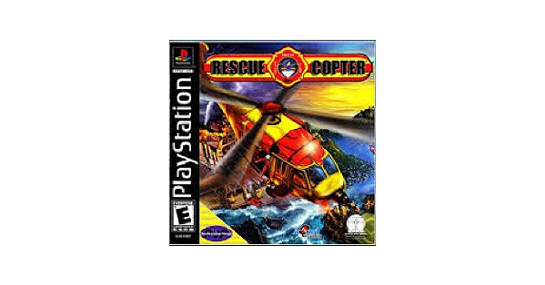 Rescue Copter PS1 Original Novo Lacrado