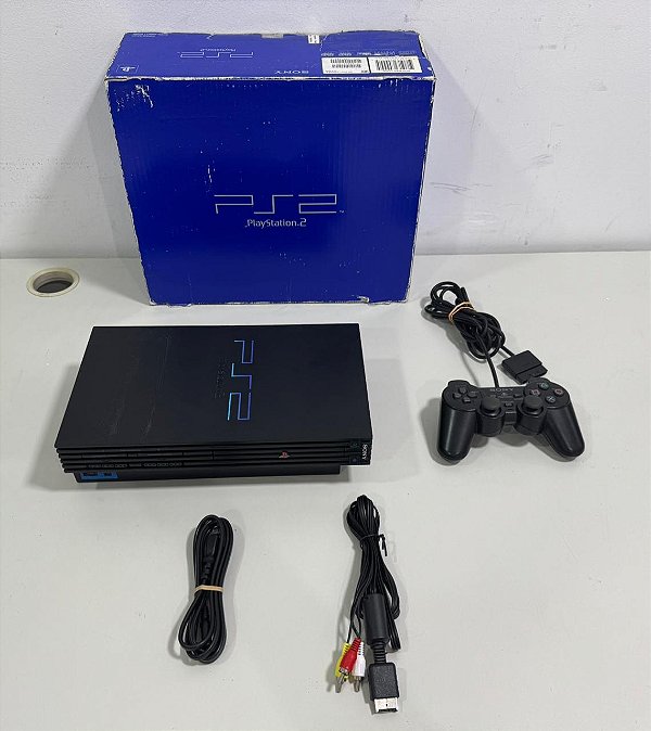 Console Playstation 2 Fat Americano Travado SCPH-30001 - PS2 FAT Detalhes