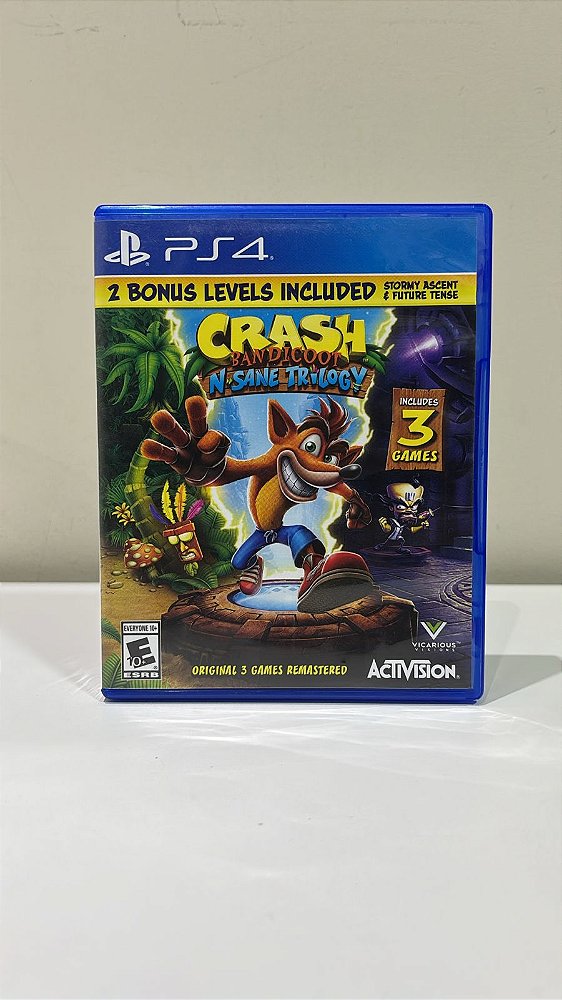 Crash Bandicoot N Sane Trilogy PS4 Mídia Física (Usado)
