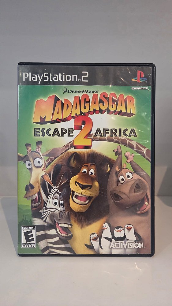 Madagascar Escape  Africa 2 PS2 Original Americano (Usado)