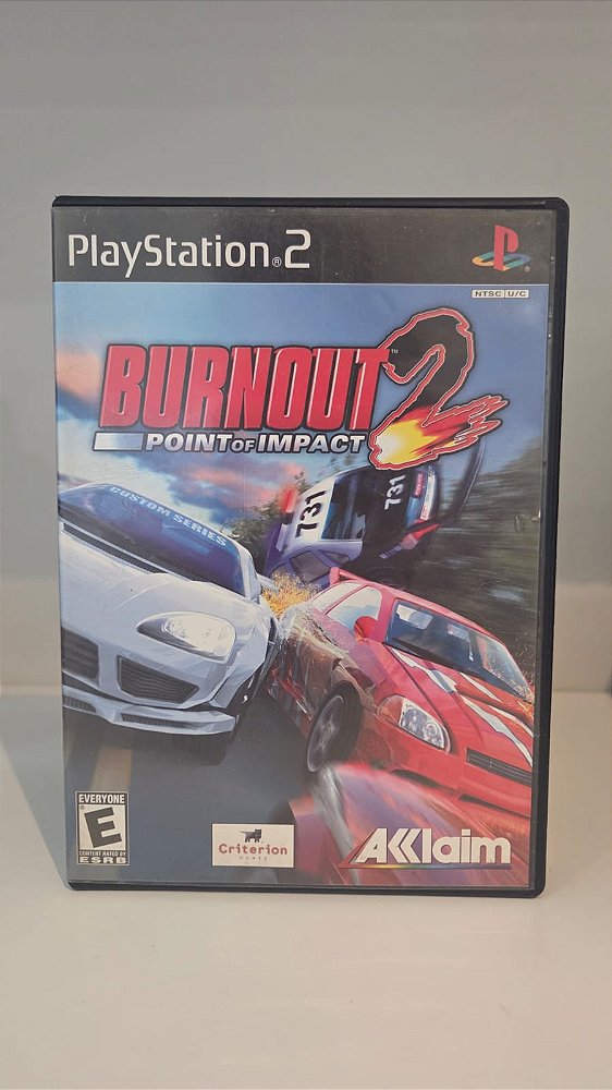 Burnout Point OF Impact 2 PS2 Original Americano (Usado)