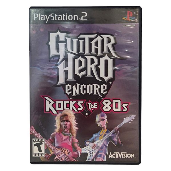 Guitar Hero Encore Rocks The 80s PS2 Original Americano (Usado)