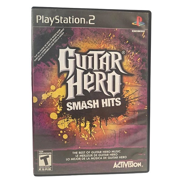 Guitar Hero Smash Hits PS2 Original Americano (Usado)