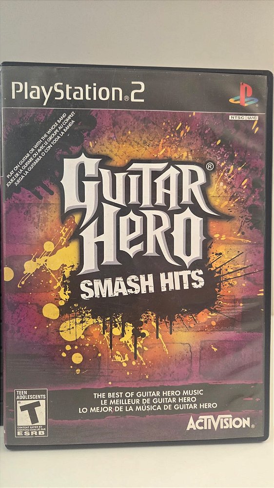 Guitar Hero Smash Hits PS2 Original Americano (Usado)
