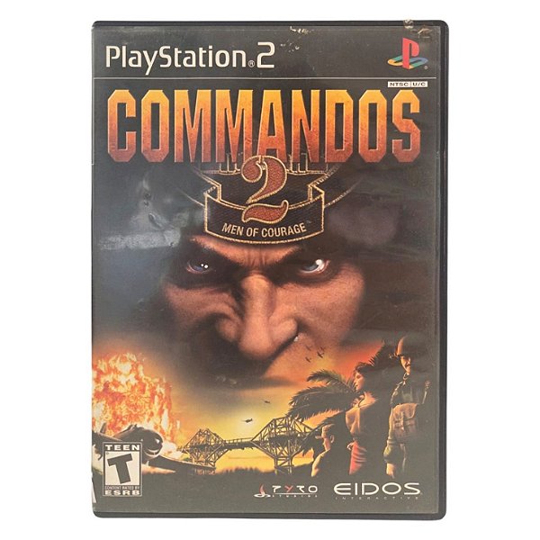 Commandos 2 : Men Of Courage PS2 Original Americano (Usado)