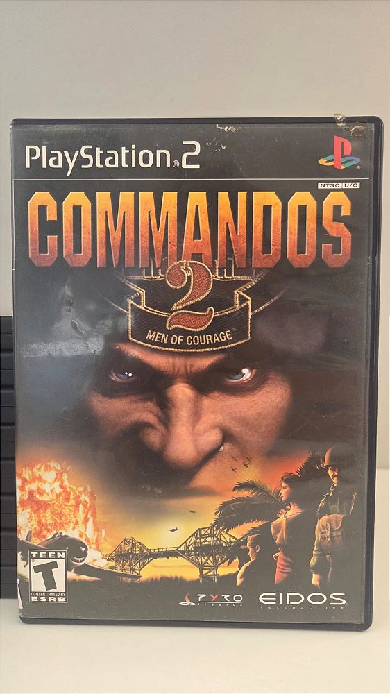 Commandos 2 : Men Of Courage PS2 Original Americano (Usado)
