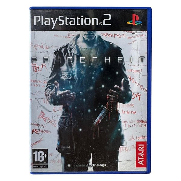 Fahrenheit PS2 - Indigo Prophecy PS2 Original Europeu (Usado)