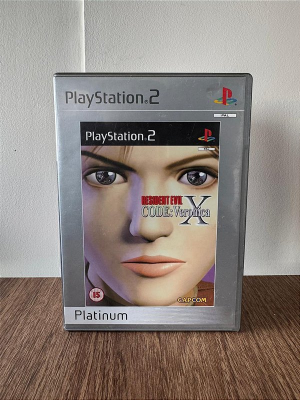Resident Evil Code Veronica X Platinum PS2 Original Europeu (Usado)
